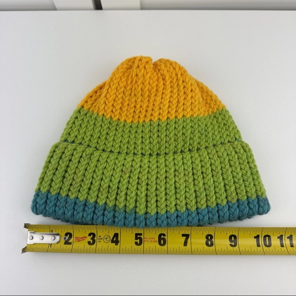Handmade In USA Women's OSFM Hand Knit Beanie Winter Hat Cap Ribbed Cuffed NEW! - Picture 4 of 14